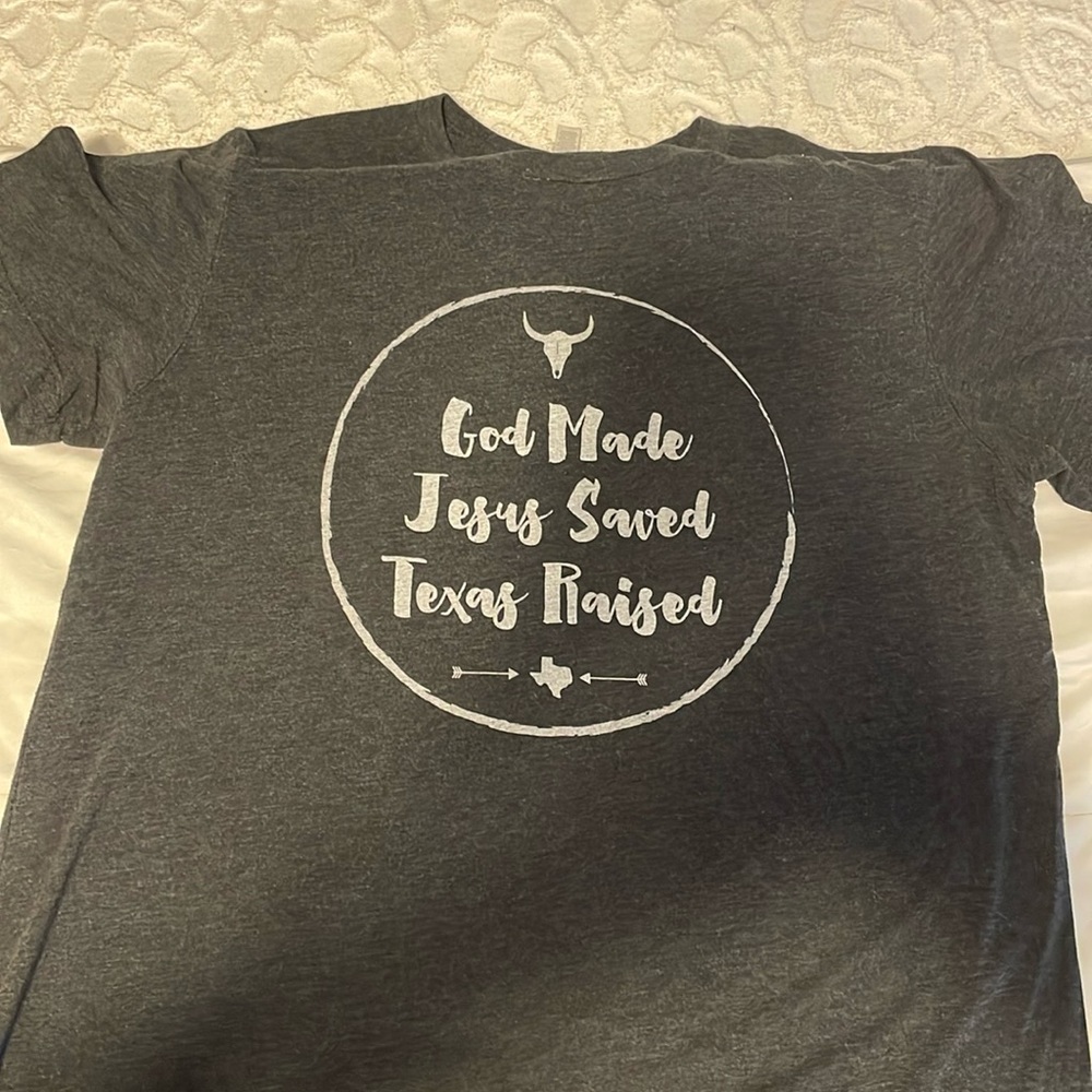 Black graphic tee